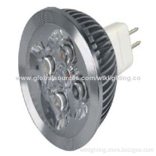 4W LED Spotlight Bulb, GU10 MR16 E27, CE/RoHS Mark, 85-265V AC, Bridgelux/Epistar/Epileds LED Chip